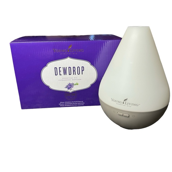 Young Living DEW DROP Essential Oil Ultrasonic Home Diffuser NEW In Box - Picture 1 of 6